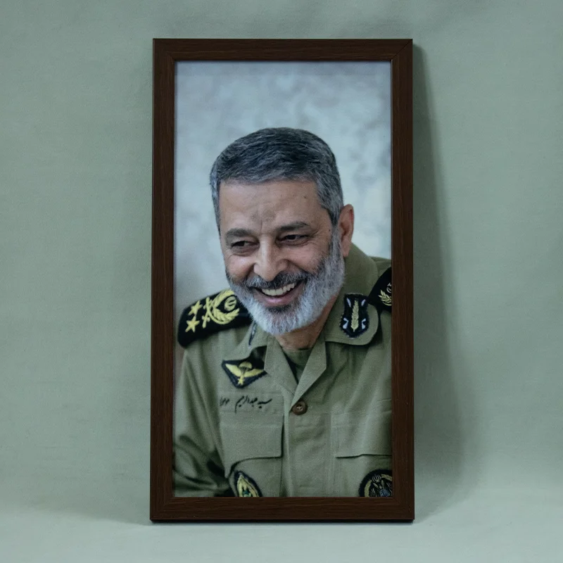 تابلو مخمل با تصویر امیر سرلشکر سید عبدالرحیم موسوی